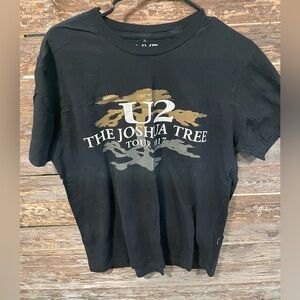 U2 2017 North American Tour (Joshua Tree Tour) Concert Black‎ T-Shirt Size XL
